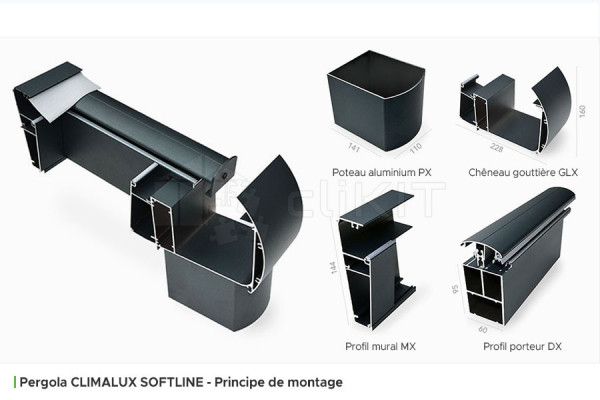Assembly Guide for the CLIMALUX SOFTLINE Aluminium Pergola