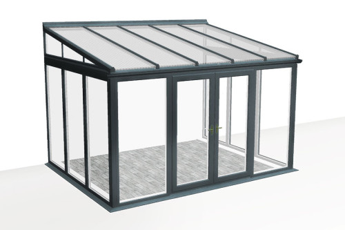 Photo n°1 of the MANCHESTER V4 Conservatory with Glazing without Transom