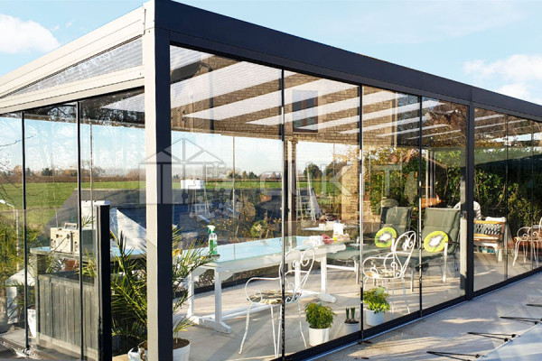 Photo n°5 of the CLIMALUX Freestanding Aluminium Pergola