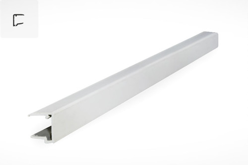 Photo #1 of the U16/32P PVC Closure Profile for Panels