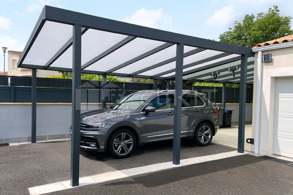 Photo n°2 of the CLIMALUX Freestanding Aluminium Carport