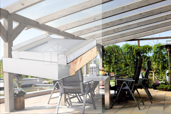 Photo #2 of the PERGOLUX CLASSIC Roofing Cover Kit