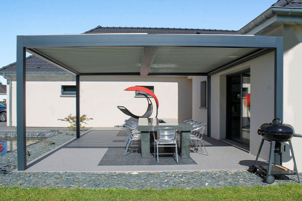 Photo #6 of the EOLUX Freestanding Bioclimatic Pergola