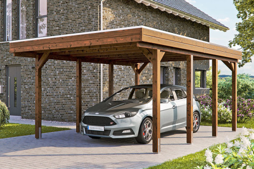 Photo #1 of the FRIESLAND Freestanding Wooden Carport