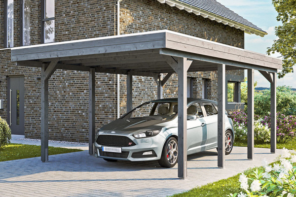 Photo n°3 of the FRIESLAND Self-Supporting Wood Carport