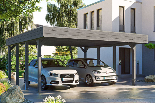 Photo n°3 of the FRIESLAND XL Self-Supporting Wood Carport