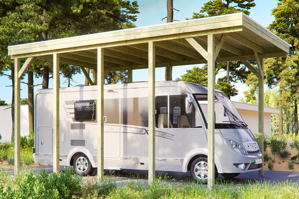 Photo #2 of the FRIESLAND CARAVAN Freestanding Wooden Carport