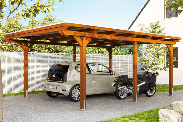 Photo n°6 of the EMSLAND Self-Supporting Wood Carport