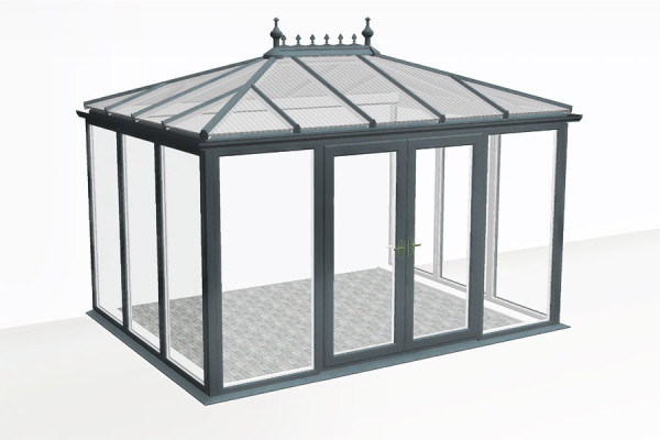 Photo n°1 of the NOTTINGHAM V4 Veranda Without Transom Windows