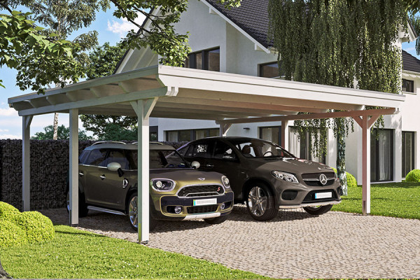 Photo no. 4 of the EMSLAND XL Freestanding Wood Carport