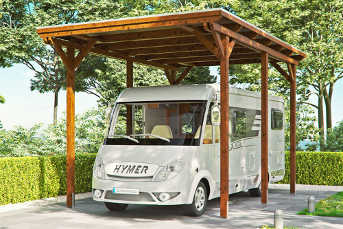 Photo no. 1 of the EMSLAND CARAVAN Freestanding Wood Carport
