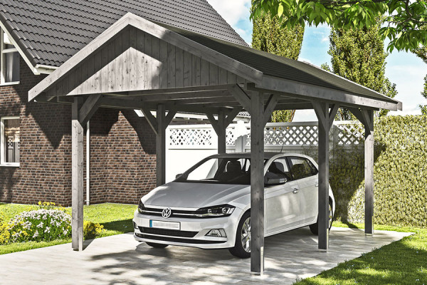 Photo #2 of the WALLGAU Freestanding Wooden Carport
