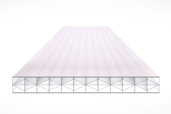 Diagram of the 16mm PRIMALITE Clear Heat-resistant Polycarbonate Sheet