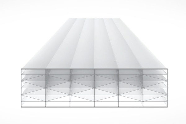 Schéma de la Plaque Polycarbonate 32mm REFLEX P. Opal Anti-chaleur