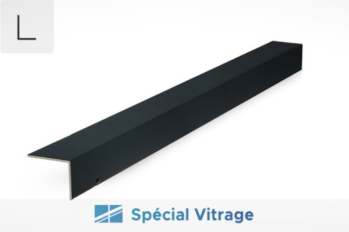 Photo no. 1 of the L432 Aluminum Closure Profile for Glass
