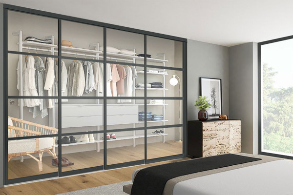 Photo no. 1 of the Sliding Glazed Door for Walk-in Wardrobe