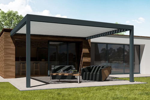 Photo n°1 of the EOLUX LP Lean-To Bioclimatic Pergola