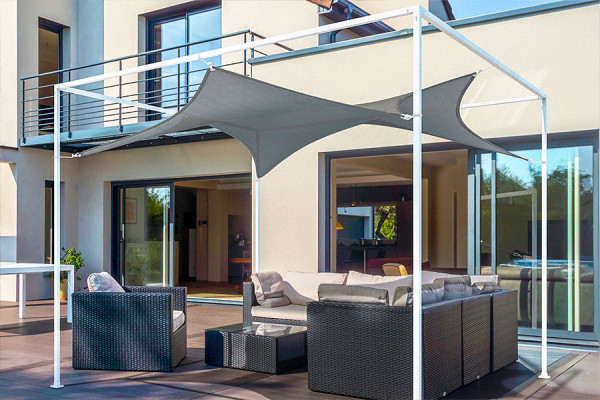 Photo n°4 of the Extensible Rectangular Shade Sails