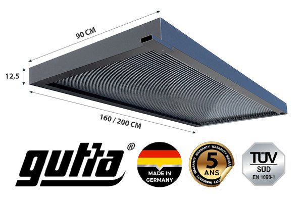 Schéma de l'Auvent de Porte d'Entrée BS 3D-LINE