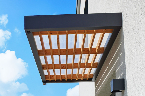 Photo n°5 de l'Auvent de Porte d'Entrée BS TIMBER-LINE