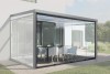 Photo n°1 du Verre Coulissant Façade pour Pergola