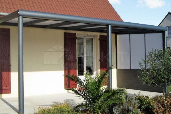 Photo n°4 of the Mixed Lateral Wall for Pergola