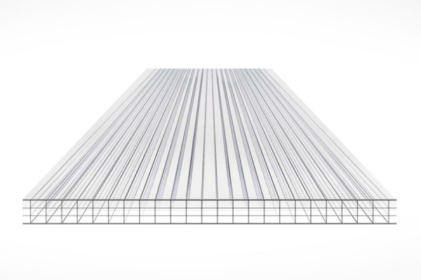 Diagram of the 10mm 4P Clear Polycarbonate Sheet