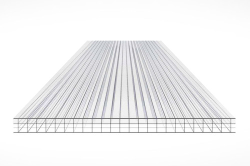 Schéma de la Plaque Polycarbonate 10mm 4P Clair