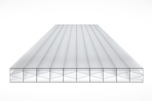 Diagram of the 16mm TOP-X6 Clear Polycarbonate Sheet
