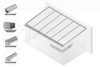Schéma du Kit de Couverture de Toiture PERGOLUX ECO
