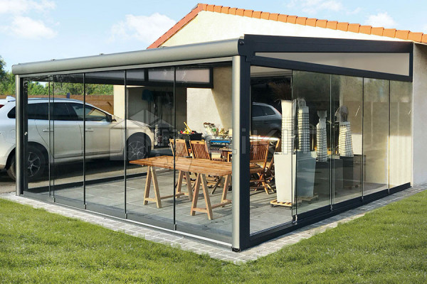 Photo n°2 of the Glass Enclosure for Pergola
