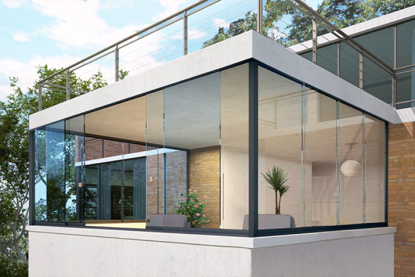 Photo #1 of the Glass Balcony Enclosure and Protection