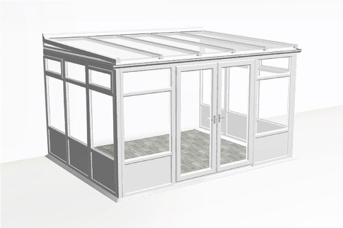 Photo #1 of the LIVERPOOL V3 Conservatory with Solid Base