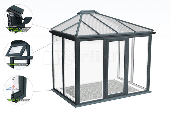 Diagram of the NORWICH V4 Entry Airlock Glazing without Transom
