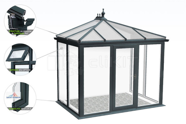 Diagram of the BRIGHTON V4 Entry Airlock Glazing without Transom