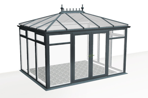 Photo n°1 de la Véranda NOTTINGHAM V2 Vitrage complet